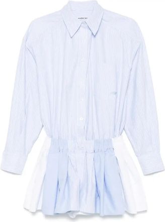 Alexander Wang Prestyled Pleated Playsuit - Womens - Cotton