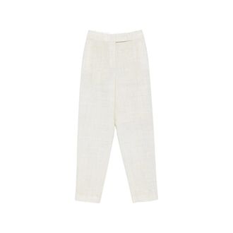 Joseph Joseph, Straight Trousers, female, Beige, Size: S Straight Trousers