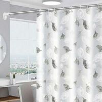 OEM Cortina De Ducha Antimoho De 180 X 200 Cm, Impermeable, Blanca, Lavable, Con 12 Ganchos, Para El Hogar, Hotel Y Ba&ntilde;era - Crezuo