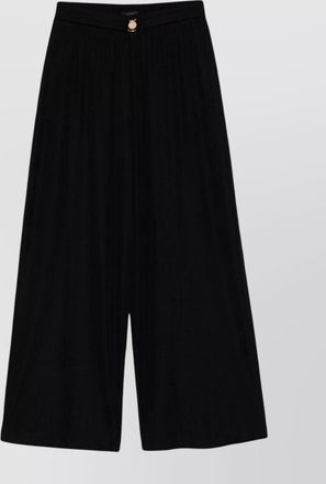 Emporio Armani wide-leg trousers lamé effect
