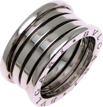 Bulgari White Gold (18K) Band Ring (Pre-Owned)