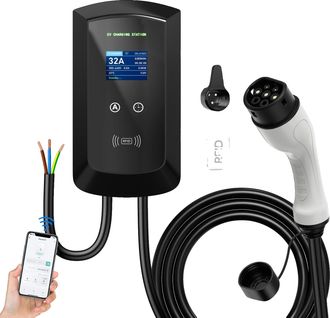 OEM Estaci&oacute;n De Carga Para Veh&iacute;culos El&eacute;ctricos, Control Inteligente, Robustas Medidas De Seguridad, 7,6 Kw, 32 A, Monof&aacute;sica