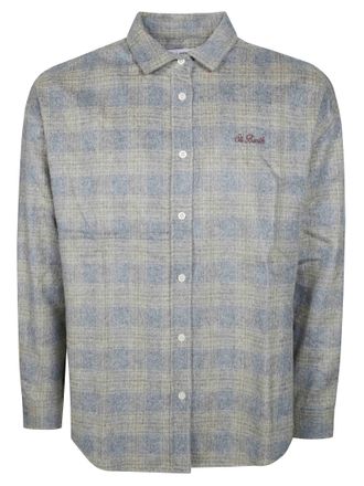 MC2 Saint Barth Lully Graphic Flannel Long-Sleeve Shirt