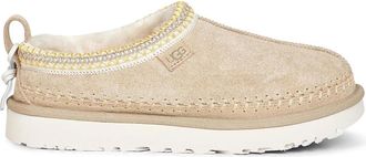 UGG Tasman Slip-On - Dames - Pantoffels - Beige - 37 EU - Leer - Schoenen