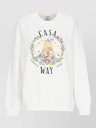 Casablanca printed cotton sweatshirt