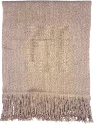 Fendi Pre-owned Vintage Shawl - unisex - Vintage Accessoires - Bruin - ONE Size - Wol - Vintage