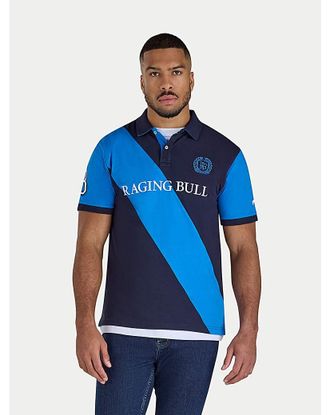 Raging Bull Raging Bull Diagonal Stripe Jersey Polo