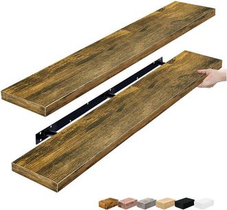 Sorbus Pack Of Two 55In Xl Floating Shelves