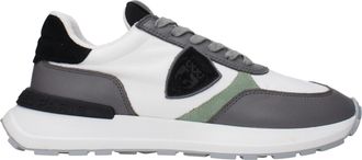 Philippe Model Mens Laceups Sneakers Leather Design - White Textile - Size EU 41
