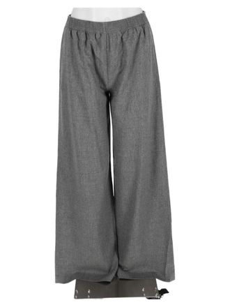 Fabiana Filippi Wide-Leg Trousers with Textured Fabric and Elastic Waistband
