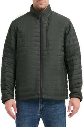 Hawke & Co Rail Water Resistant Quilted Jacket in Loden at Nordstrom Rack, Size X-Large