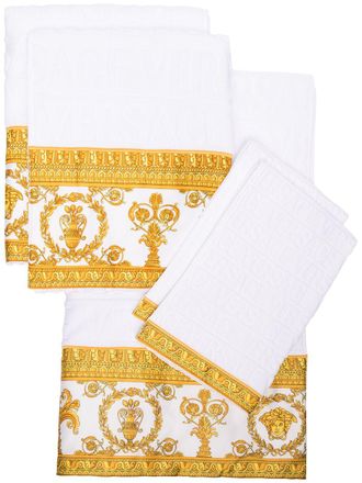 Versace Set di 5 asciugamani I Love Baroque - Bianco