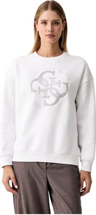 Guess Sweatshirts - Dames - Sweatshirts & Hoodies - Wit - Maat: M Katoen