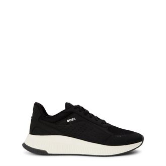 HUGO BOSS Mens Ttnm Evo Chunky Trainers in.Black - Size UK 11