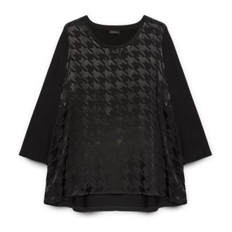 Fiorella Rubino Mujer, Camisetas, Negro, Talla: XL