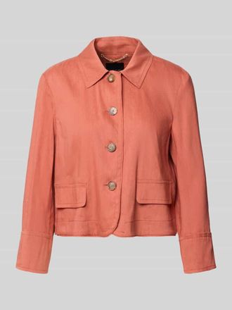 Marc Cain Comfort Fit Business-Hemd mit Brusttasche in Rostrot, Gr&ouml;&szlig;e 34