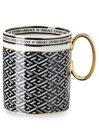 Versace Tazza alta La Greca Signature - Nero