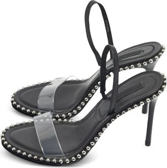 Alexander Wang Sandali Nova con borchie - Bianco