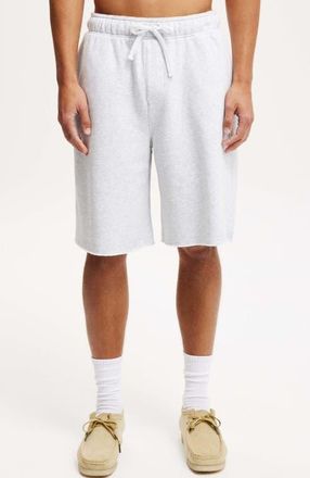 Cotton On Mens Super Baggy Fleece Short in Grey Marle at Nordstrom, Size Xx-Large