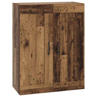 vidaXL Armario De Pared Madera Envejecida 69,5 X 34 X 90 Cm Vidaxl