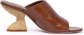 Paloma Barcel&oacute; Cali Malory Bruine Sandaal - Dames - Muiltjes - Bruin - 37 EU - Schoenen
