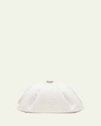 Judith Leiber Gemma Pearly Rhinestone Top-Handle Bag