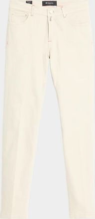 Kiton Men & apos;s Five-Pocket Straight Fit Pants