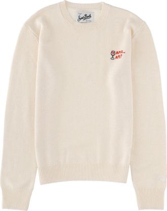 MC2 Saint Barth New Queen Jersey With Embroidery