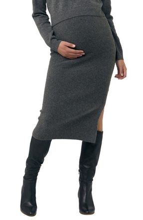 Ripe Dani Knit Skirt in Charcoal at Nordstrom, Size X-Small