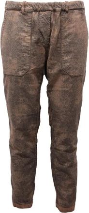 Bob Omkeerbare ribfluwelen broek Turn 562 tabak - Heren - Slim Fit Broeken - Bruin - L - Broeken