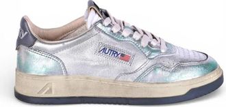Autry Super Vintage Low Sneakers - Dames - Sneakers - Grijs - 37 EU - Katoen - Schoenen