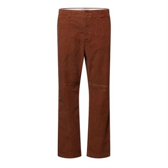 Lacoste Mens Lacoste Straight-Fit Corduroy Chinos in Brown