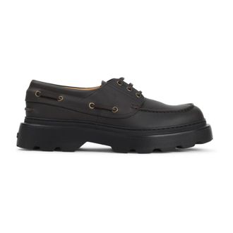 Tod's Veterschoenen met lage hak - Heren - Bootschoenen - Bruin - 41 EU - Schoenen