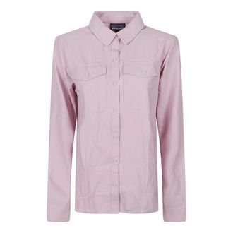 Patagonia Long-Sleeved Self-Guided Sun Shirt - female - Patagonia - Tops - Purple - XS - Sport
