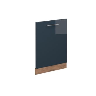 Vicco Panel Frontal Del Lavavajillas Fame-line, Azul Oscuro Alto Brillo, 60 Cm Sin Encimera, Vicco