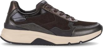 Gabor Rollingsoft Sneakers - Dames - Sneakers - Bruin - 39 EU - Su&egrave;de - Schoenen