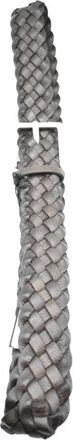 Orciani Weving Chevret Riem - Heren - Riemen - Bruin - 90 CM - Leer - Accessoires