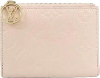 Louis Vuitton Pre-owned Monogram Empreinte Portemonnee - Dames - Vintage Accessoires - Roze - ONE Size - Leer - Vintage