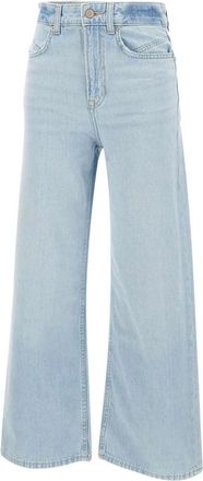 HUGO BOSS Marlene Crop Jeans - Dames - Loose Fit Jeans - Blauw - W29 - Katoen - Jeans