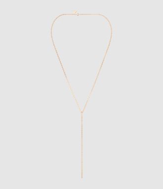 Vanrycke Collier Skin Tattoo 1.8 Cravate Or Rose 42 cm