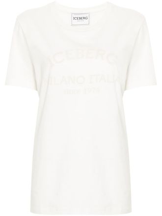Iceberg T-shirt con stampa - Toni neutri