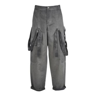 Souvenir Pantaloni Larghi - - Trousers - Donna - Grigio - S