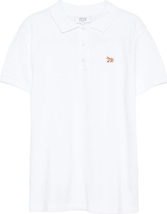 Maison Kitsun&eacute; Fox-embroidered Polo Shirt