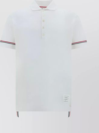 Thom Browne piqu&eacute; polo shirt