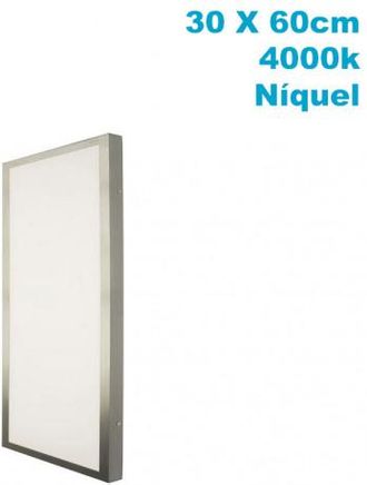 Fabrilamp Fabrilamp - Donwlight De Superficie 36w Modelo Plano En Niquel