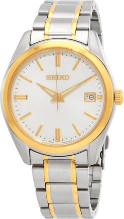 Seiko Quartz White Dial Mens Watch SUR312P1