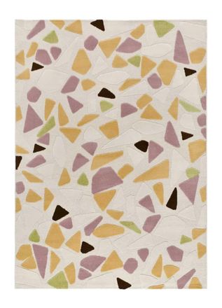 Atticgo Alfombra geom&eacute;trica multicolor 160x230 cm