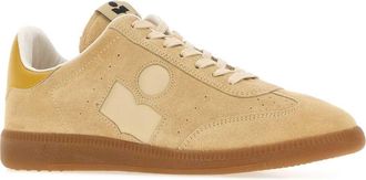 Isabel Marant Womens Beige Suede Bryce Sneakers Beigegoldenyellow