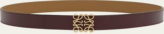 Loewe Anagram Reversible Leather Belt