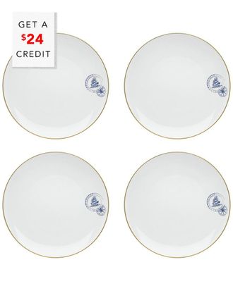 Vista Alegre Transatlantica Dinner Plates (Set Of 4) With $24 Credit